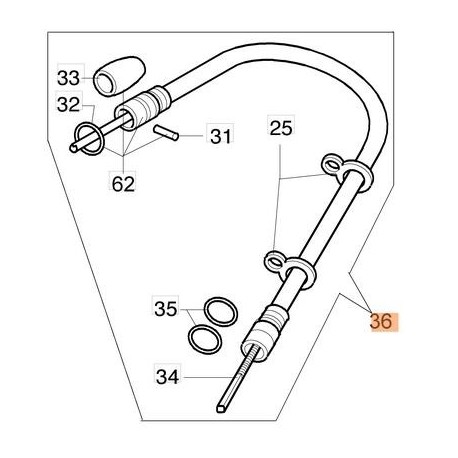 4197018ER - FLEXIBLE COMPL. D.26mm