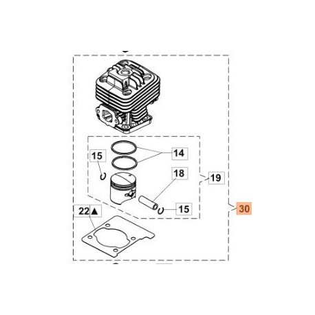 58070200A - CYLINDRE CPL DIA32