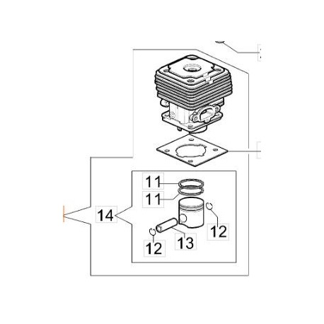 61202022 - CYLINDRE PISTON 