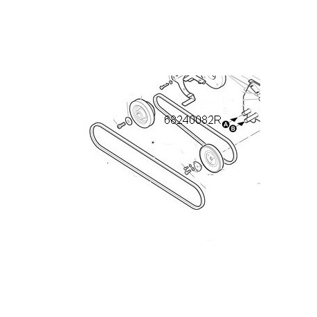68240082R - COURROIE 