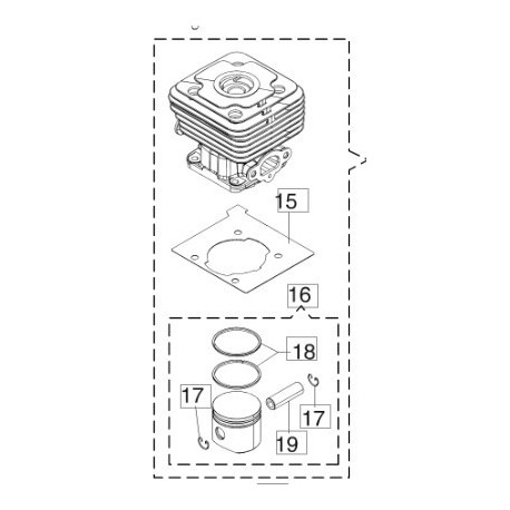 61350209C - CYLINDRE COMPLET DIAM42 